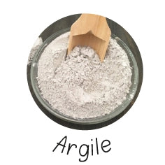 Poudre d'argile naturelle