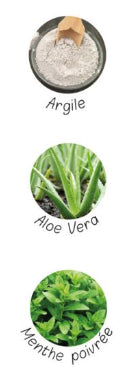 Plantes composant la pâte d'argile fraîcheur Nutragile