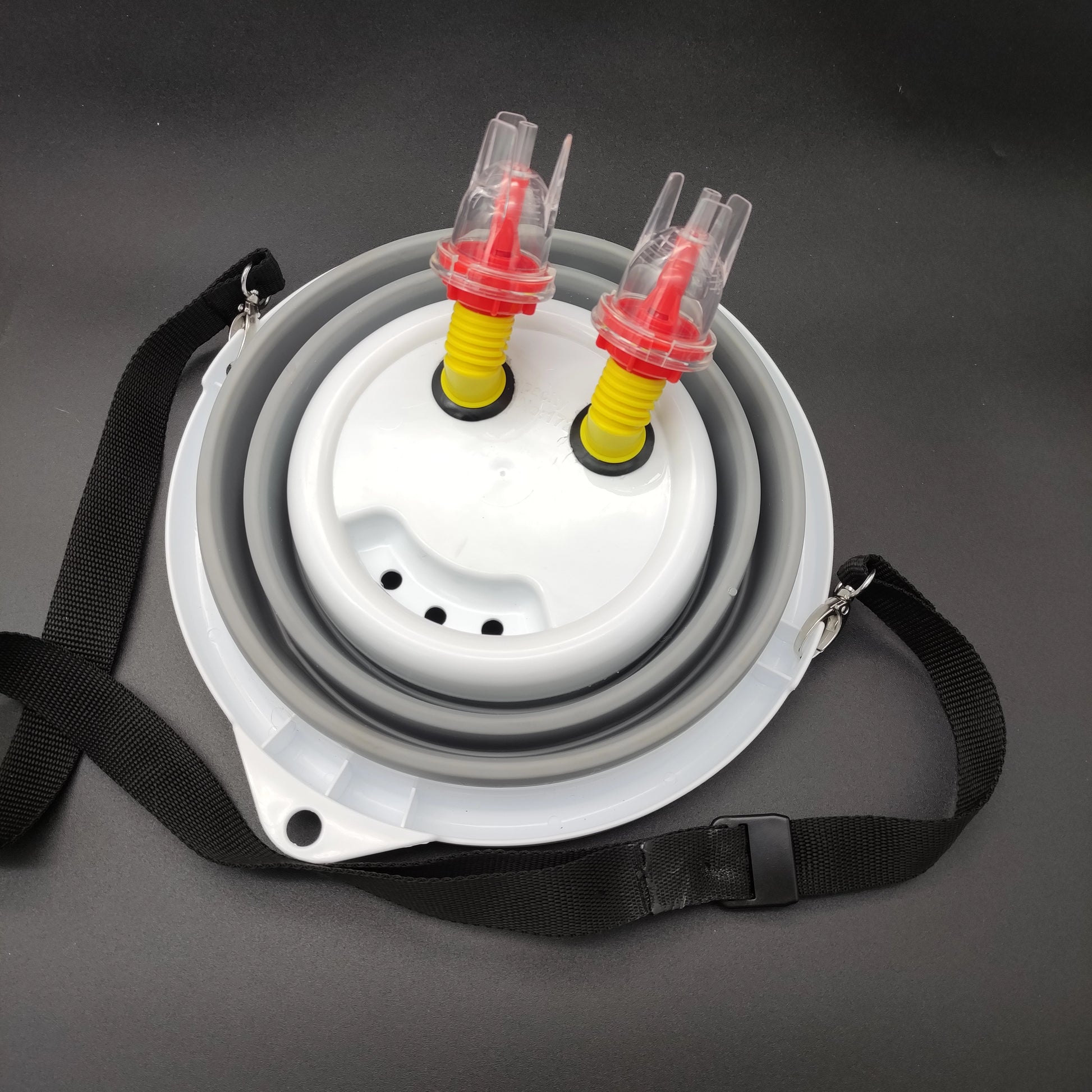 Masque d'inhalation pour cheval pliable