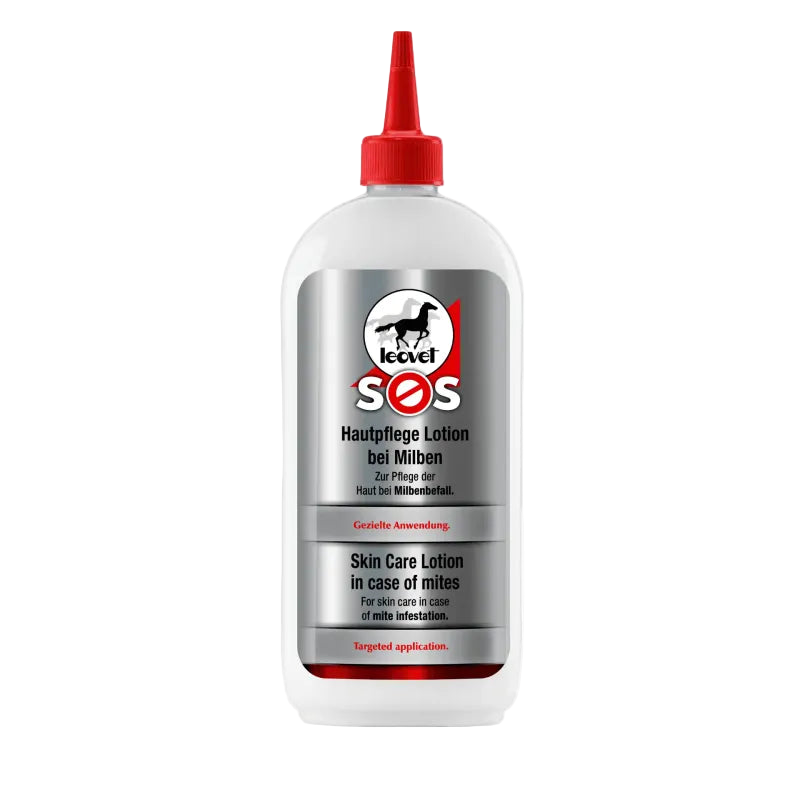 Lotion SOS Leovet 500ml soin multi-action anti-demangeaison et pellicule cheval