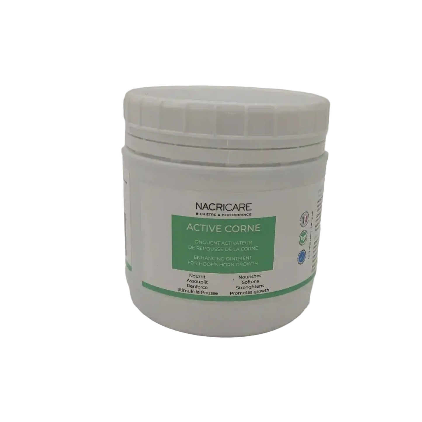 pot de 500 ml de graisse active corne de nacricare