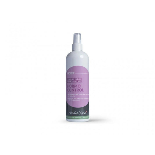 Spray de 500ml de Hormo control de la marque ALODIS CARE  produit pour soulager les chaleurs des juments