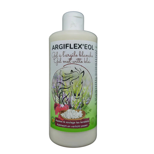 Argile blanche de la marque essence of life soulage et apaise les tendons des chevaux