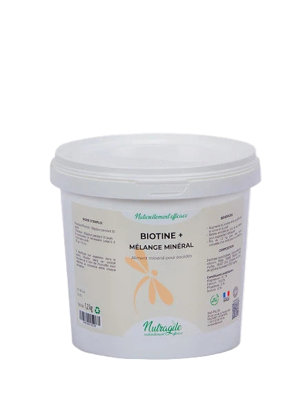 Pot Nutragile Biotine Plus poudre - complément alimentaire sabots crins cheval