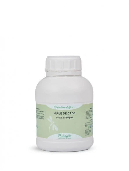 Flacon d'huile de cade prête a l'emploi de Nutragile