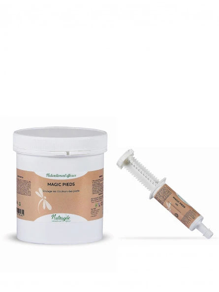 Pot de Produit de soin pour les pieds de nutragile pour soulager les douleurs des sabots du cheval