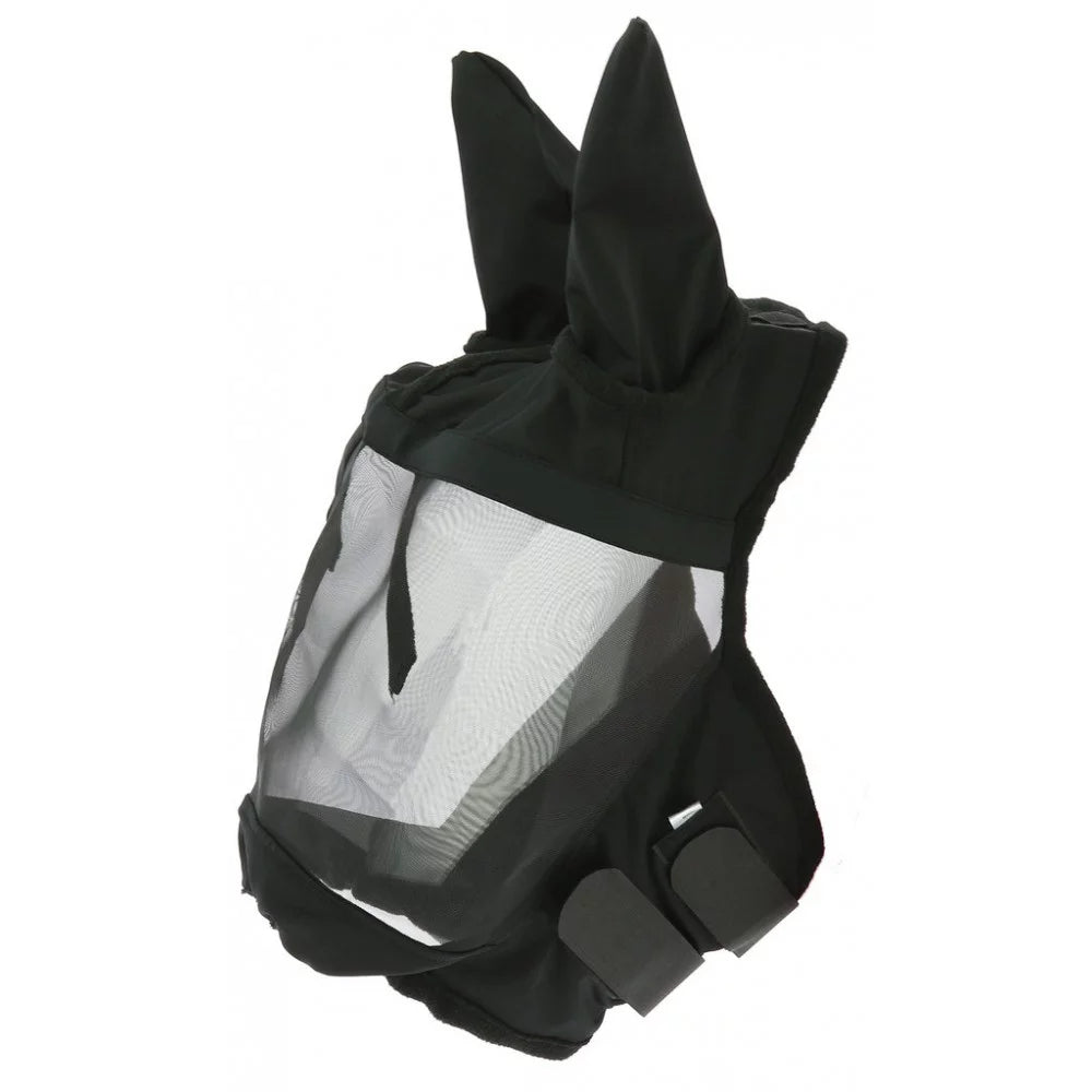Masque anti-mouche pour cheval de couleur noir de la marque Equi-theme