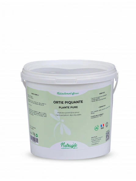 seau d'ortie en poudre de la marque Nutragile