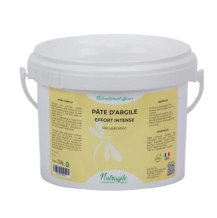 pot Pâte d'Argile Effort Intense Nutragile récupération cheval sport 12 plantes