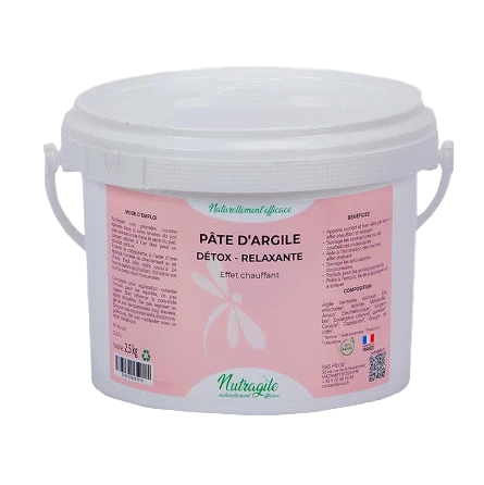 Pâte d'Argile Détox Relaxante Nutragile - Muscles, drainage et détente cheval