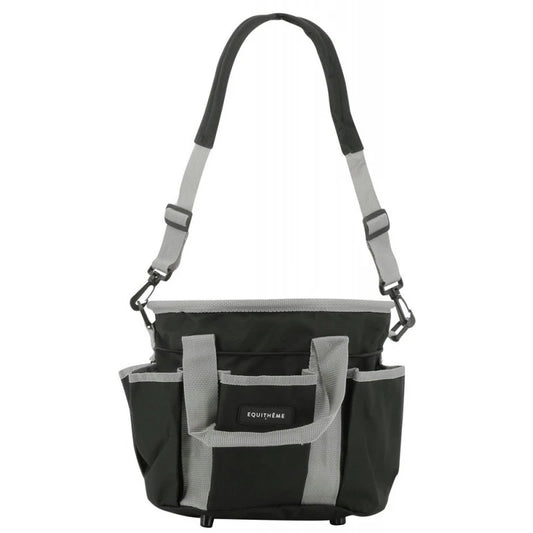 Sac de pansage vide noir et gris equi-theme