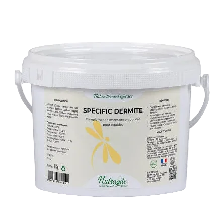 Seau de complément alimentaire specific dermite de nutragile