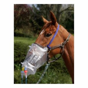 Masque gonflable pour cheval ou poney à utiliser avec l’inhalateur horseneb Turboneb2