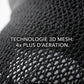 Bonnet LeMieux Ultra Mesh noir : tissu mesh perforé respirant qui évacue la chaleur du cheval.