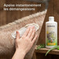 Application de la crème apaisante Dermeol sur la peau d'un cheval.