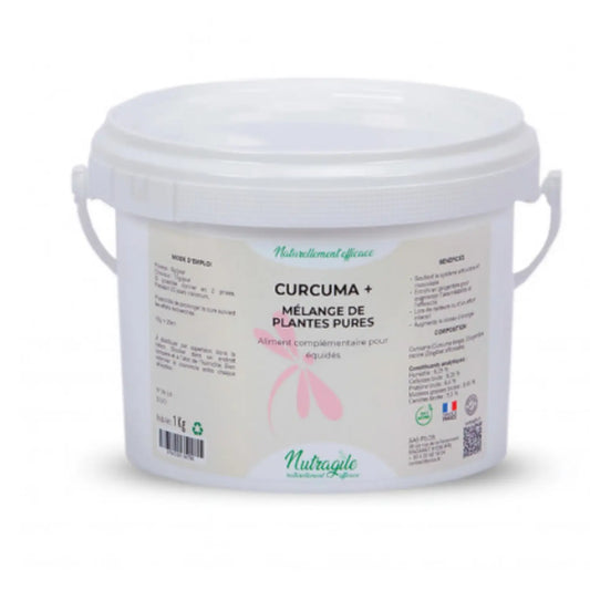Seau de curcuma pur en poudre da la marque nutragile