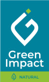 Logo de la marque ALODIS CARE sur l'impact environnemental Green Impact