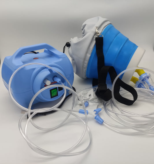Kit inhalateur cheval HorseNeb complet compresseur masque rigide réutilisable