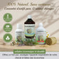 Pack de soins naturels pour respiration cheval comprenant les produits Allerg'Eol, Bronchin'Eol et Hayclean'Eol. Solution complète sans cortisone ni additif chimique avec extraits de plantes (eucalyptus, lavande, thym). Visuel incluant des économies sur le foin et une purification des voies respiratoires équines pour une gestion durable et économique.