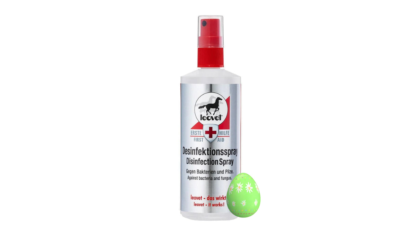 Spray de 200ml de  désinfectant pour cheval à appliquer lors de blessure superficielle, écorchure ou irritation.