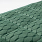 Tapis de selle Square Dressage en Carbon Mesh sage gros plan su la maille en filet technique légers