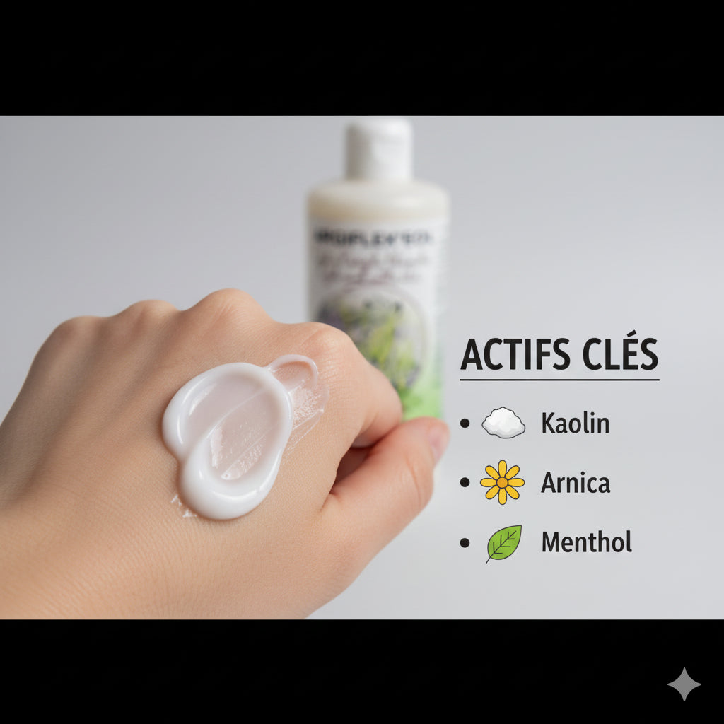 Texture d'argiflex onctueuse et composition