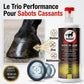 Sabot de cheval sain et solide grâce à la biotine liquide Leovet.