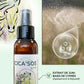 Photo comparative avant/après cicatrisation d'une lésion dermatologique sur un cheval avec le spray CICA'SOS EOL.