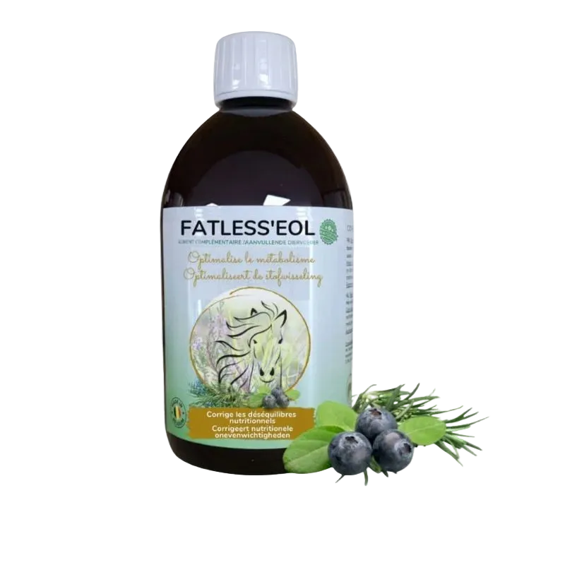 Flacon fatless Aliment Complémentaire pour Réguler le Métabolisme des Chevaux