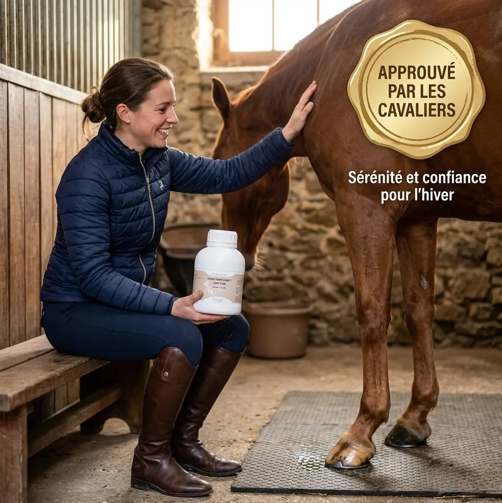 Avis client Nutragile Forti'Pied pour l'entretien des sabots du cheval.