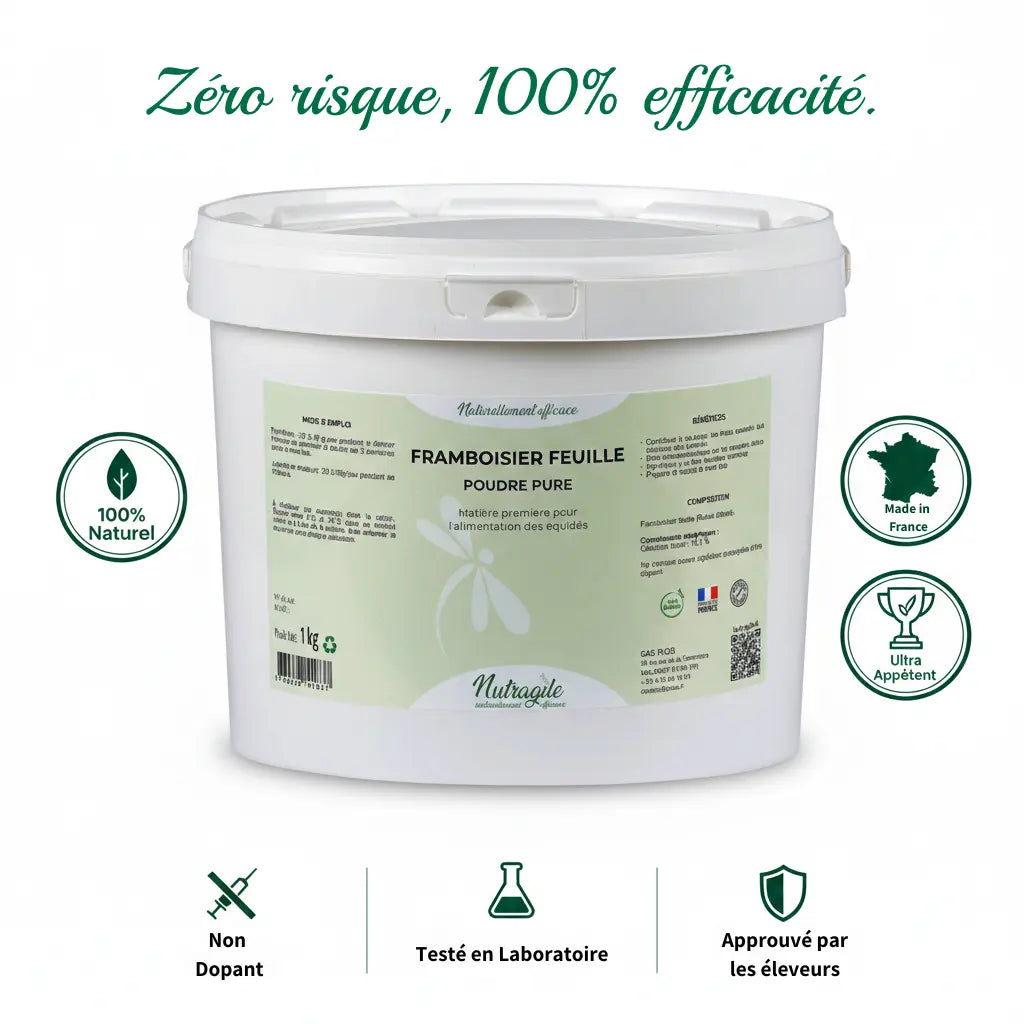 Complément alimentaire non dopant Nutragile pour le confort des juments.