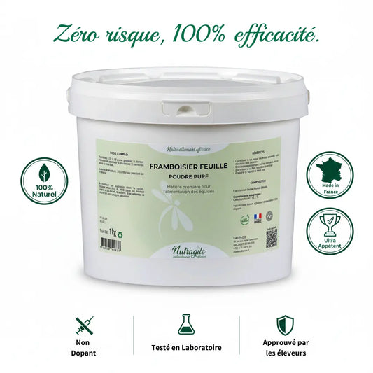 Complément alimentaire non dopant Nutragile pour le confort des juments.