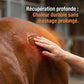 Gel chauffant Leovet pour massage musculaire cheval après effort.