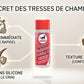Infographie du gel à natter Leovet : fixation longue durée, sans silicone et formule non collante.