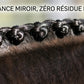 Pions de dressage brillants et sans traces blanches grâce au gel de tressage Leovet 5-Star.