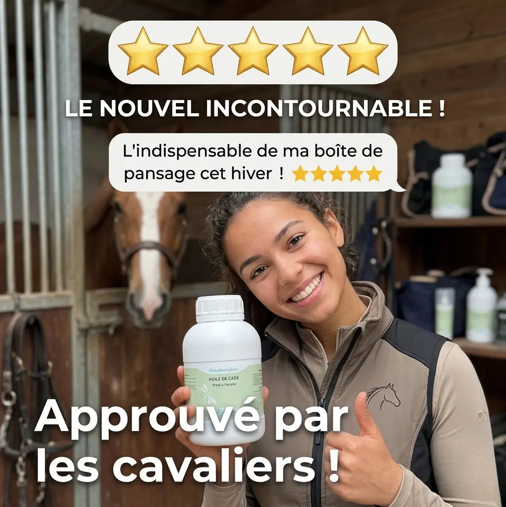 Avis client positif sur l'efficacité de l'huile de cade Nutragile.