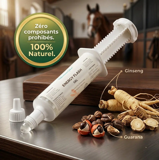 Seringue Energy Flash Nutragile : ingrédients naturels et non dopant.