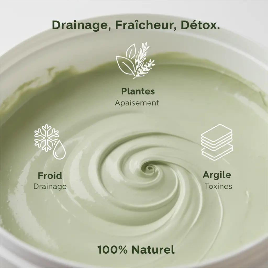 Infographie des bienfaits naturels de l'argile pour la récupération équine.