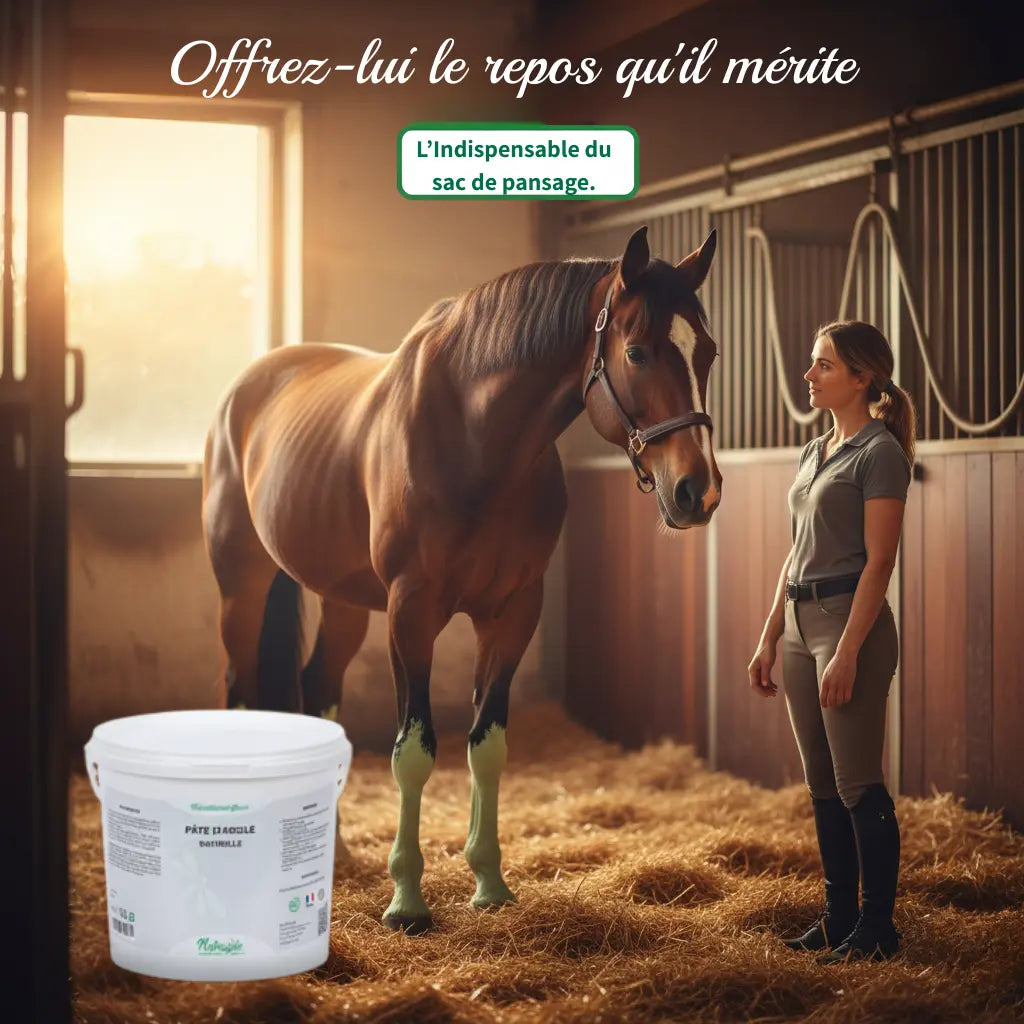 Pâte d'Argile Naturelle Nutragile : Récupération des Tendons du Cheval