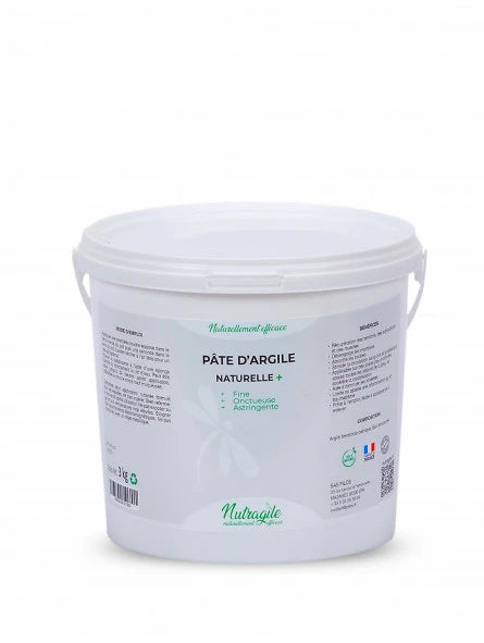 Seau de 1,5Kg  de pate d'argile naturelle