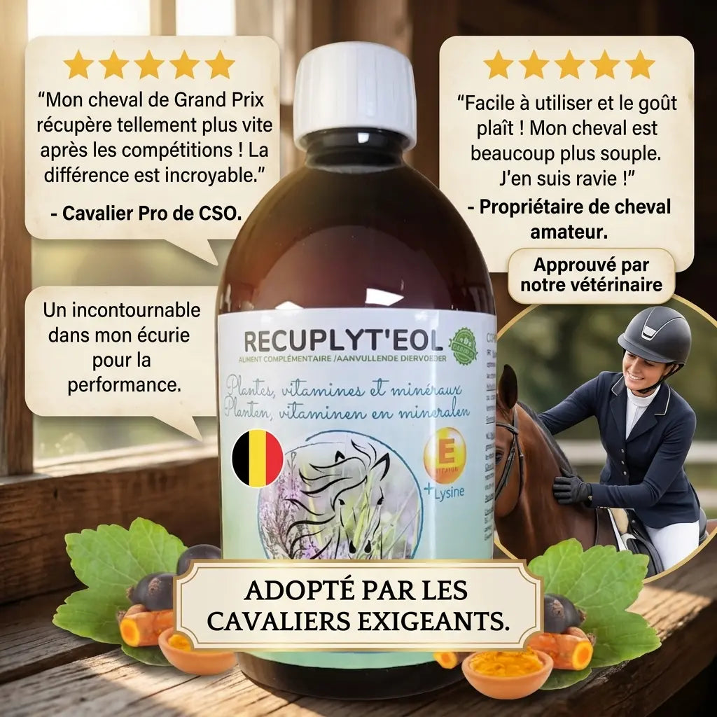 Avis client positif sur l'efficacité du Récupéol-E pour la récupération.