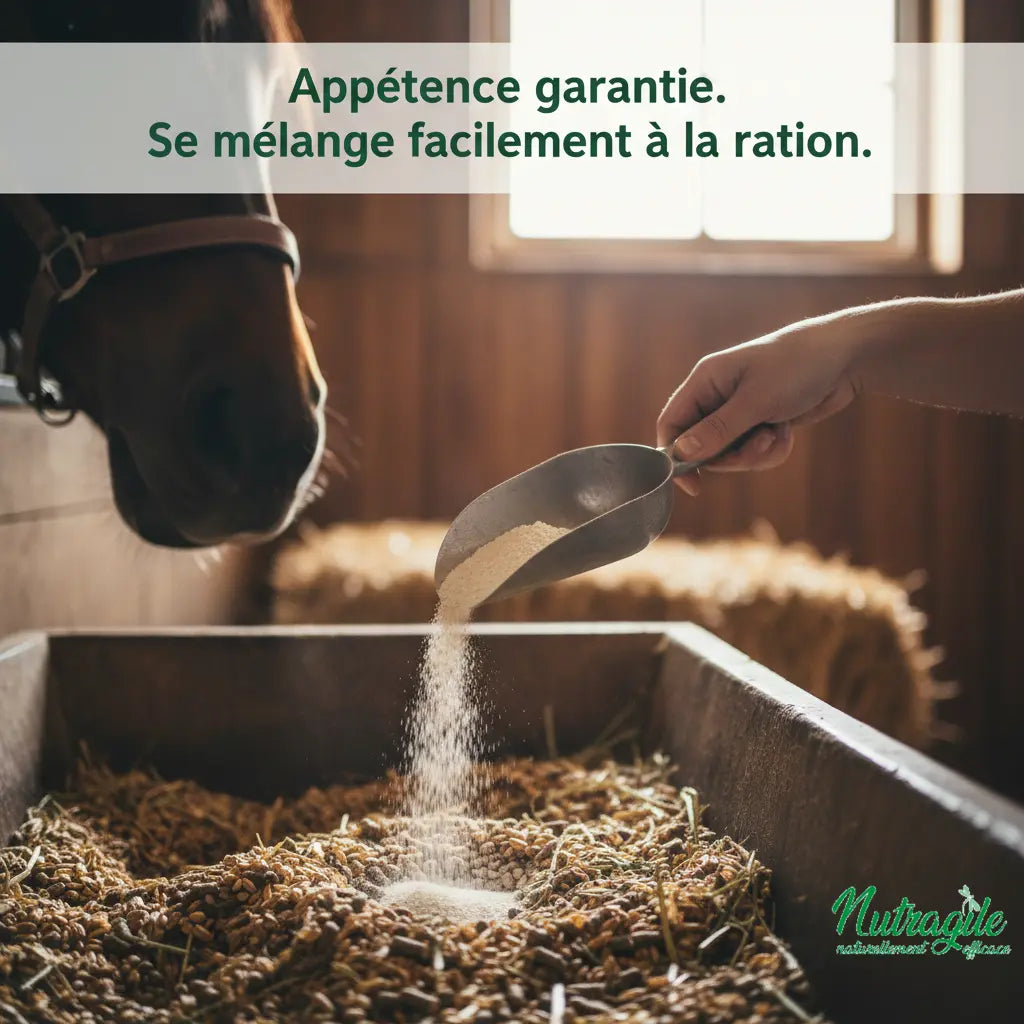 Comment administrer la sauge en poudre dans la ration de votre cheval.