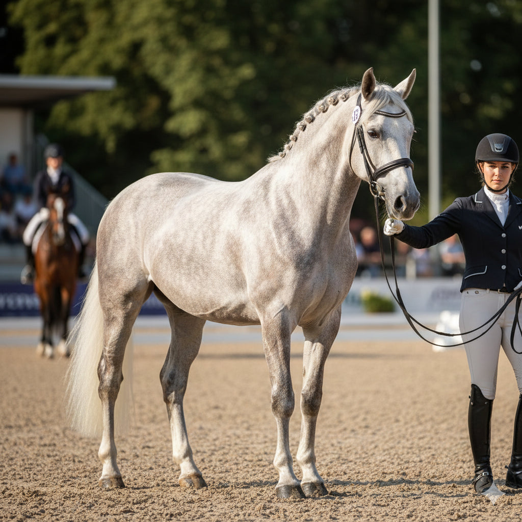 cheval-blanc-propre-concours-equestre-produit-leovet