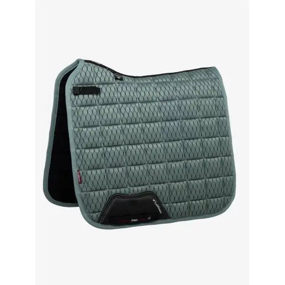 Tapis de selle Square Dressage en Carbon Mesh sage